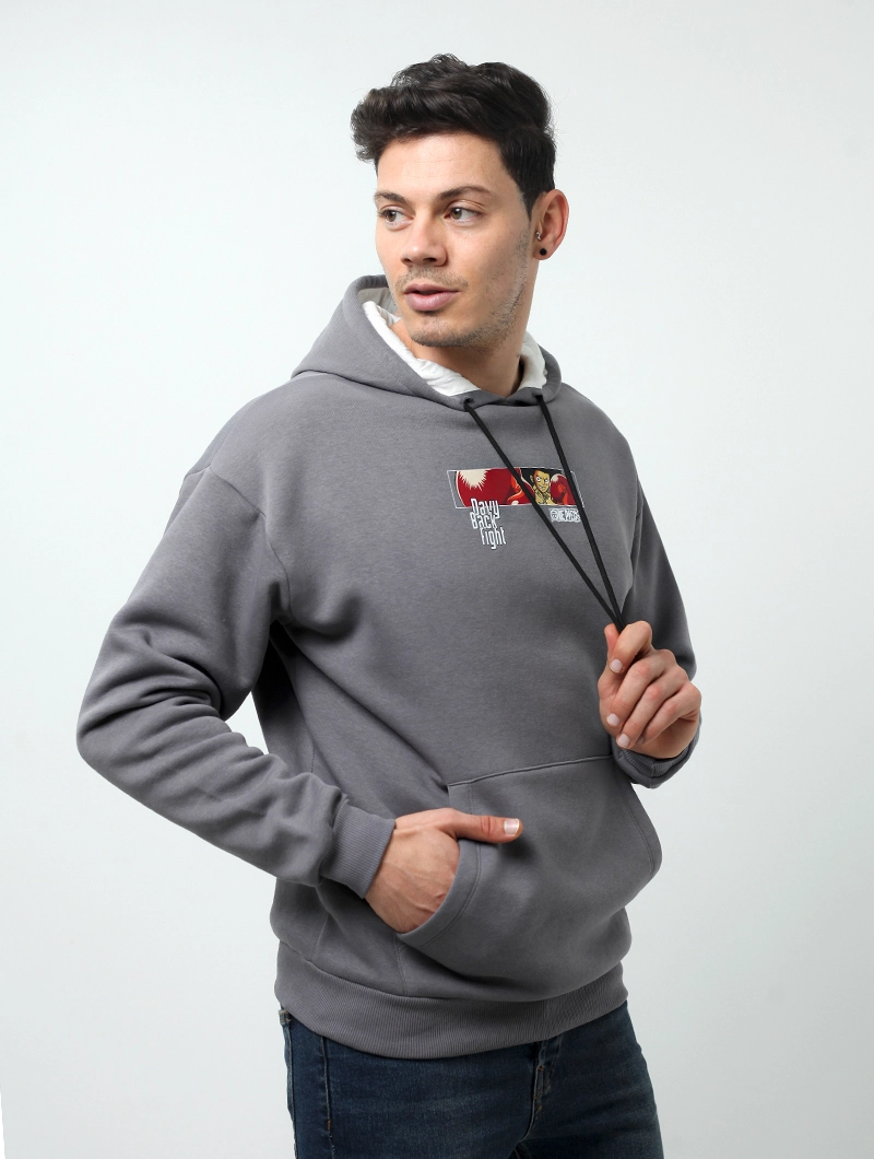 Sweat à capuche imprimé